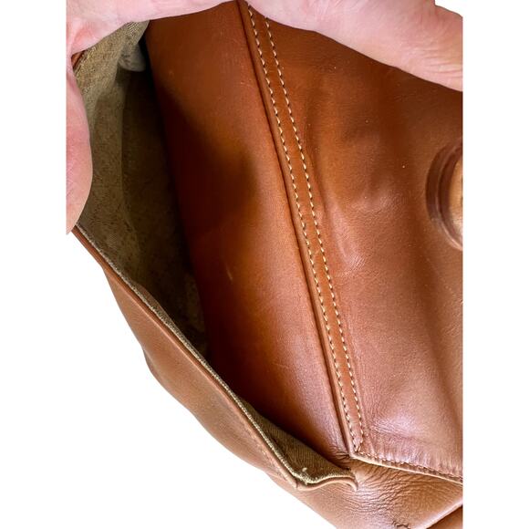 Vintage Authenticated Gucci Leather Bucket Style Backpack Carmel Brown - Picture 5 of 16